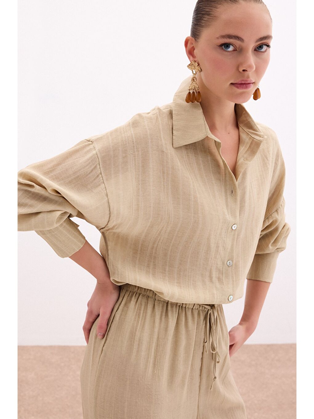 Salaş Gömlek - Haki-6