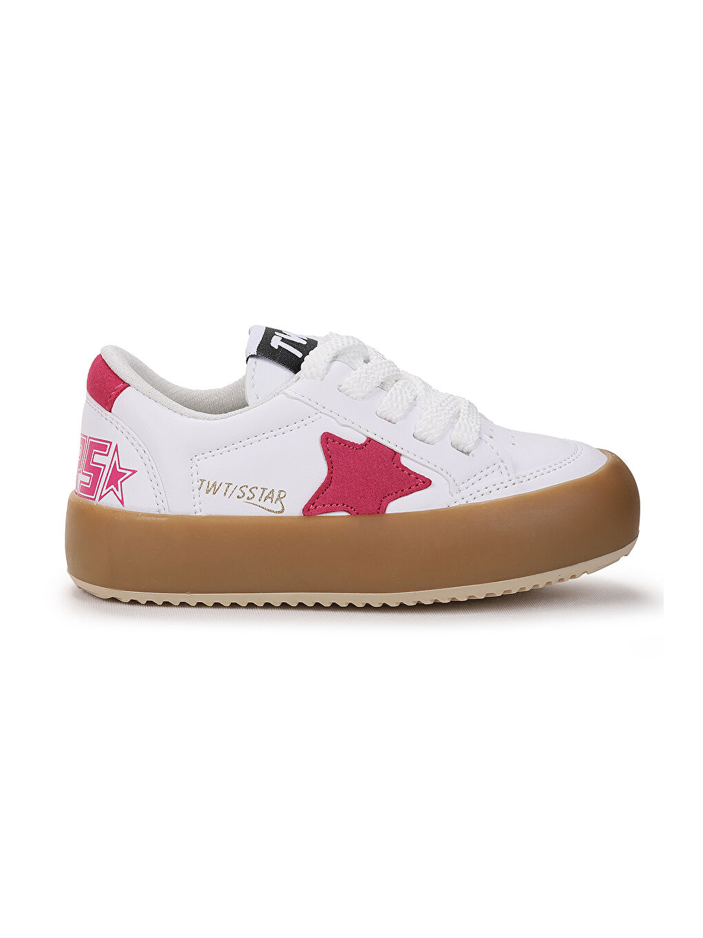 Beyaz Rida Günlük Bağcıklı Kız Çocuk Spor Ayakkabı-2