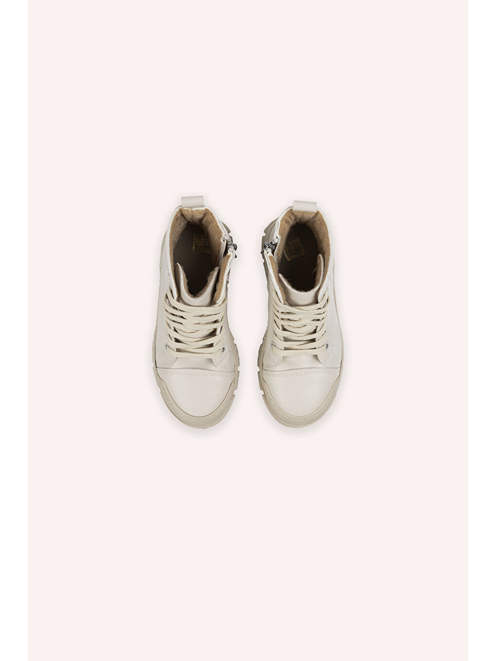 Kız Çocuk Bağcıklı Bot Bej-3