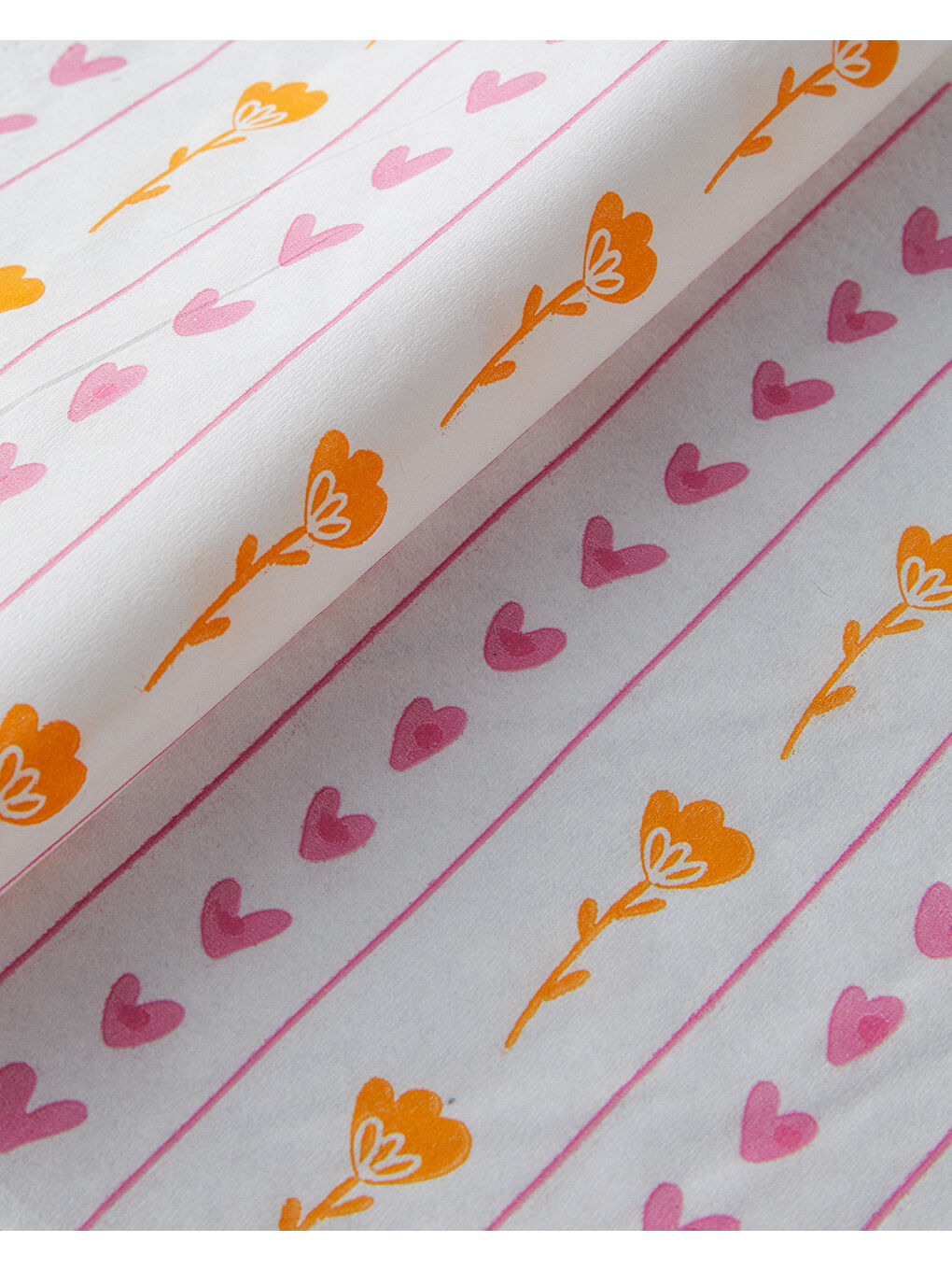 Lovebloom 20'li Kağıt Peçete 33x33 cm Pembe - Turuncu-2