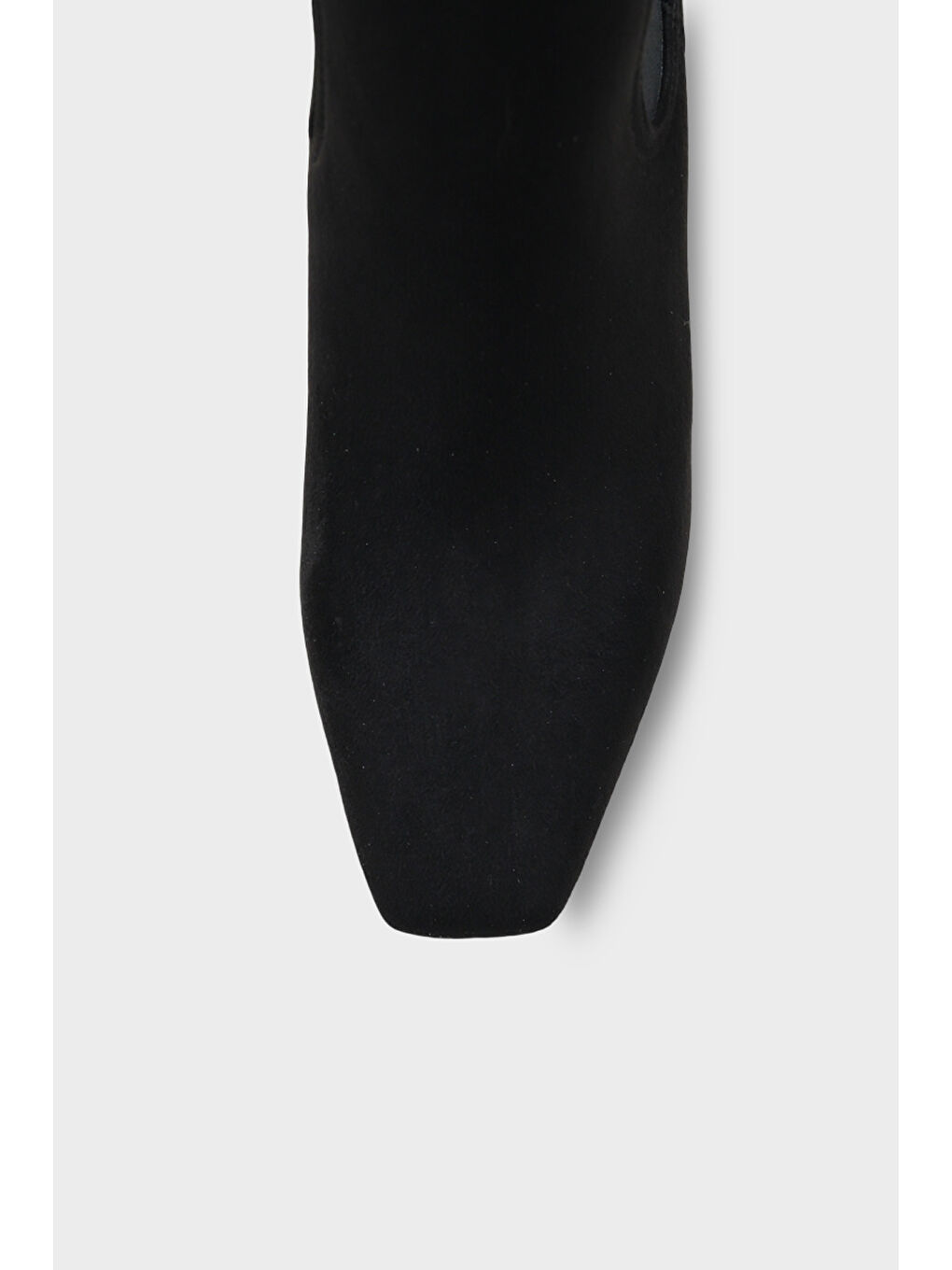 Siyah Ronny Sivri Burunlu Yandan Lastikli Kadın Bot-2