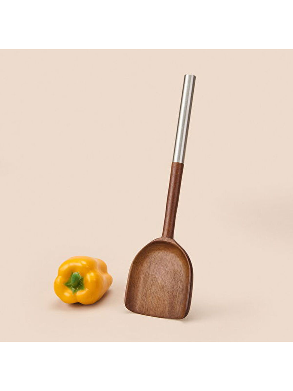 Akasya Spatula - Kahverengi / Gri - 32 cm-2