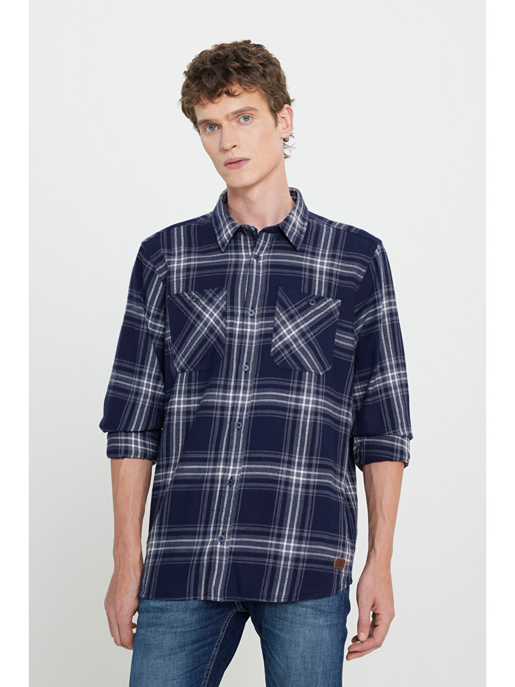 Karışık Regular Fit Normal Kesim %100 Pamuk Çok Renkli Gömlek-1