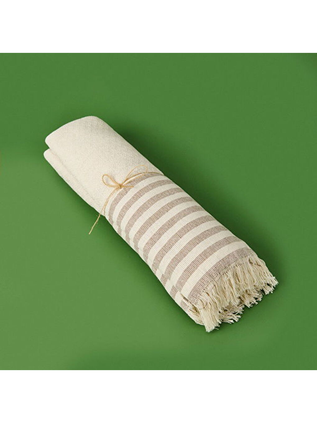 Soft Natürel Koltuk Örtüsü - Ekru - 180x210 cm-1