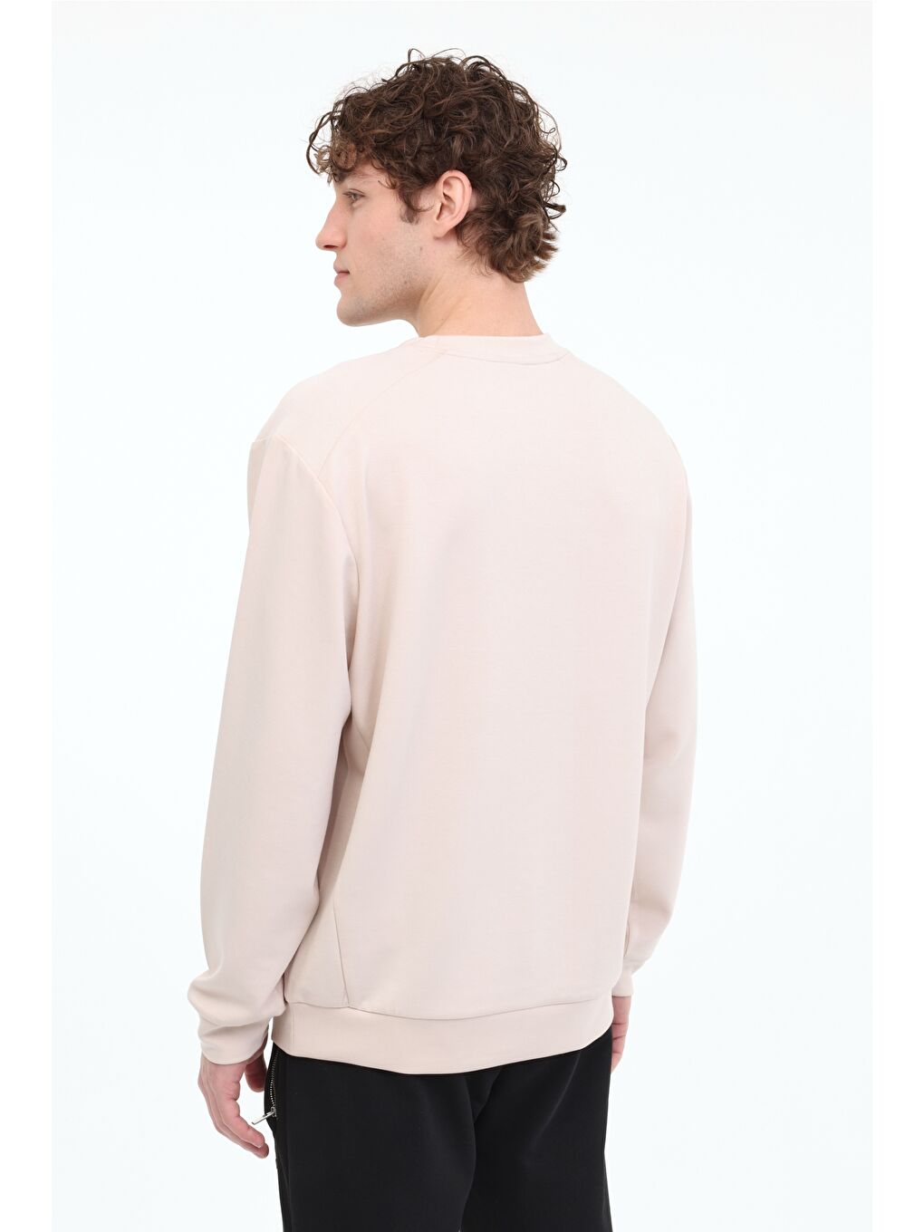 MB MOD 16MZ-303 5FX Bej Erkek Sweatshirt-1