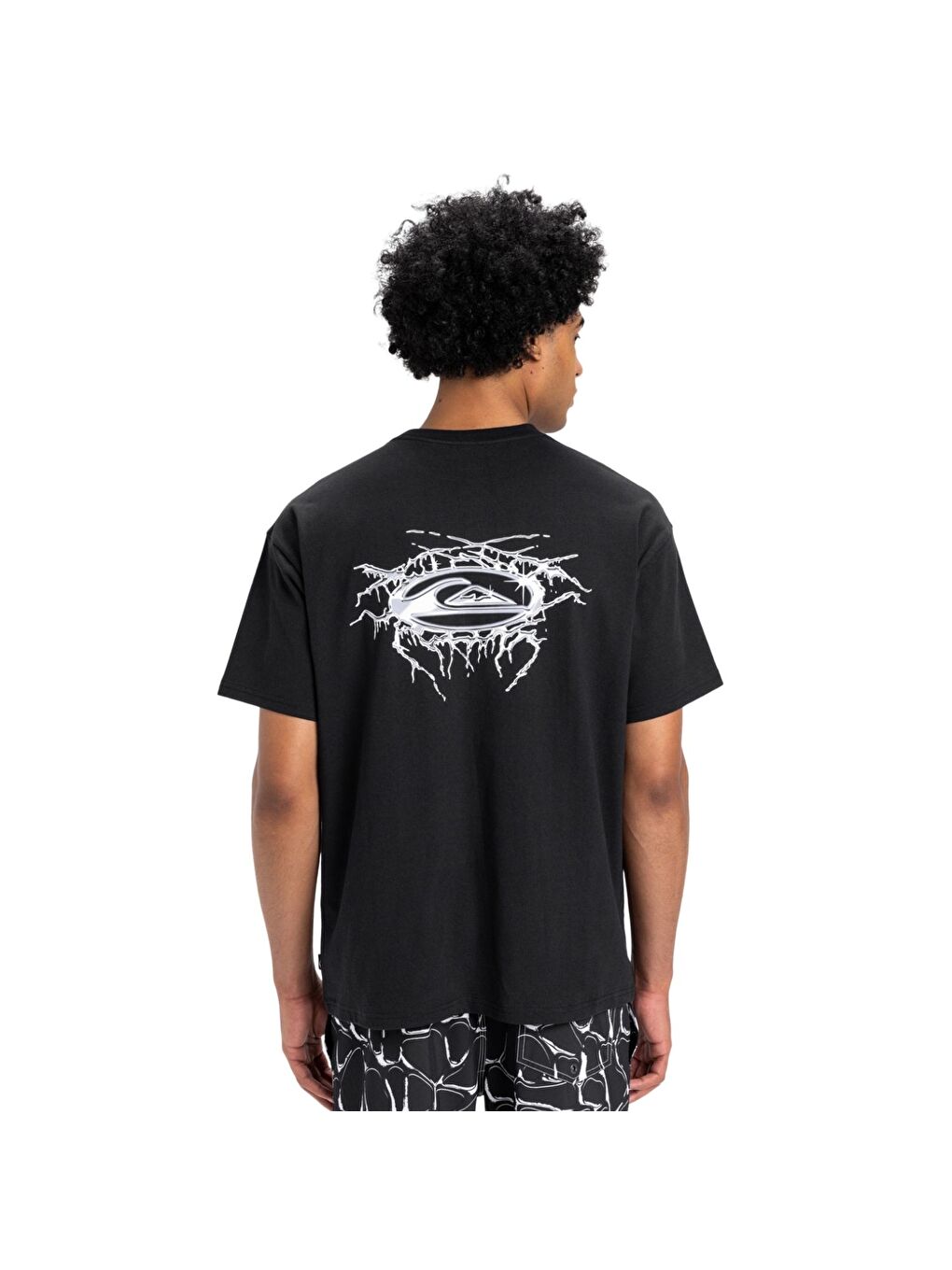 Mercury Chrome Lightning Erkek Siyah Tişört-3