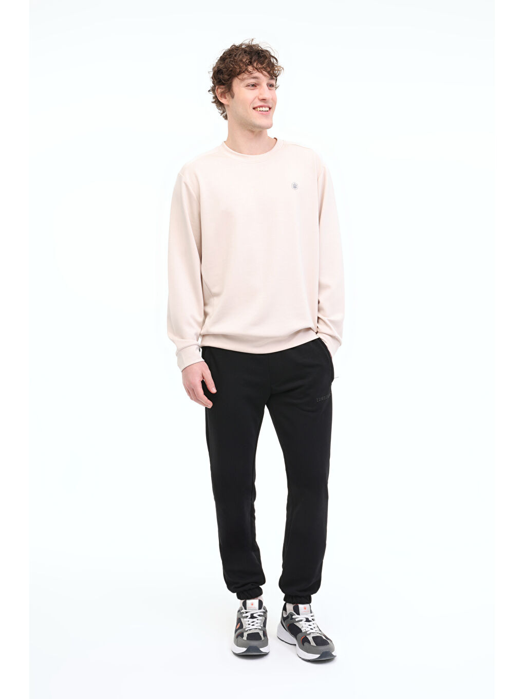 MB MOD 16MZ-303 5FX Bej Erkek Sweatshirt-2