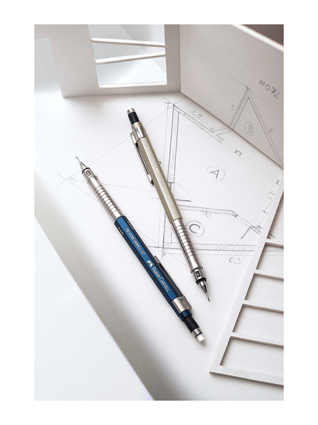 TK Fine Vario LUX Versatil Kalem, 0.7 mm, Indigo, Ayarlanabilir Metal Uç, Sertlik Göstergeli-4