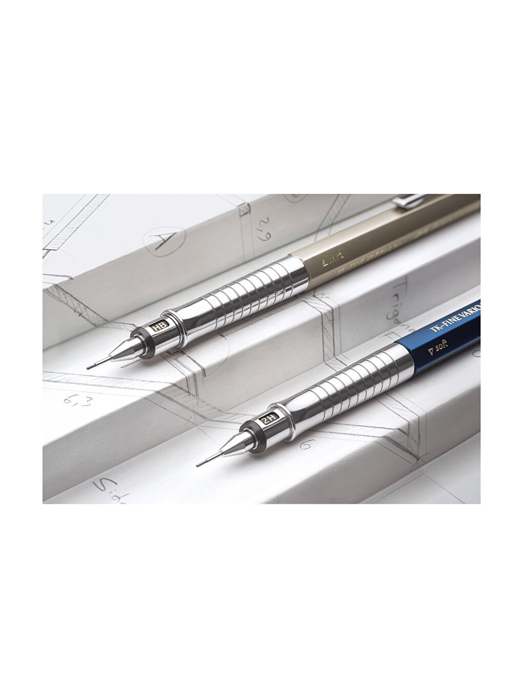 TK Fine Vario LUX Versatil Kalem, 0.7 mm, Indigo, Ayarlanabilir Metal Uç, Sertlik Göstergeli-6