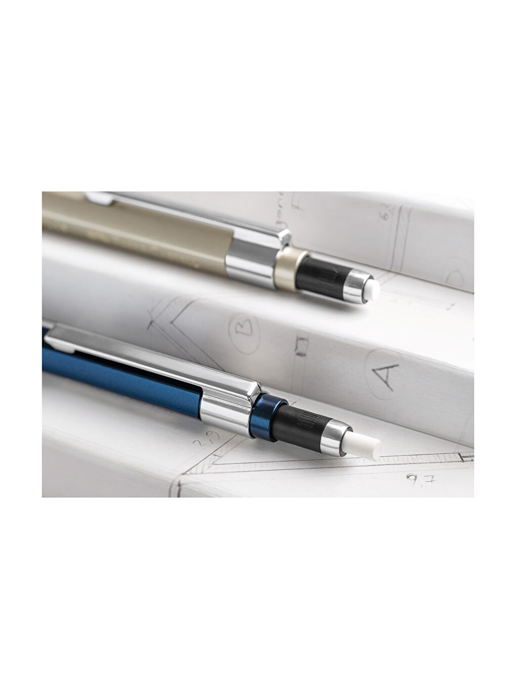 TK Fine Vario LUX Versatil Kalem, 0.7 mm, Indigo, Ayarlanabilir Metal Uç, Sertlik Göstergeli-7