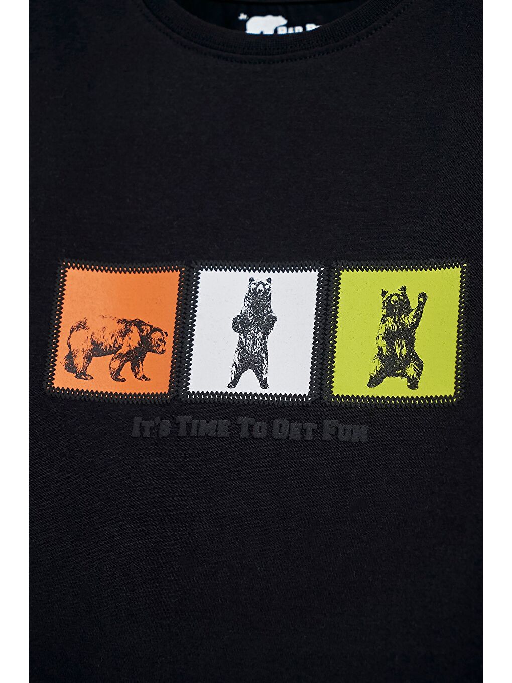 Entree Siyah Baskılı Çocuk Tişört-1