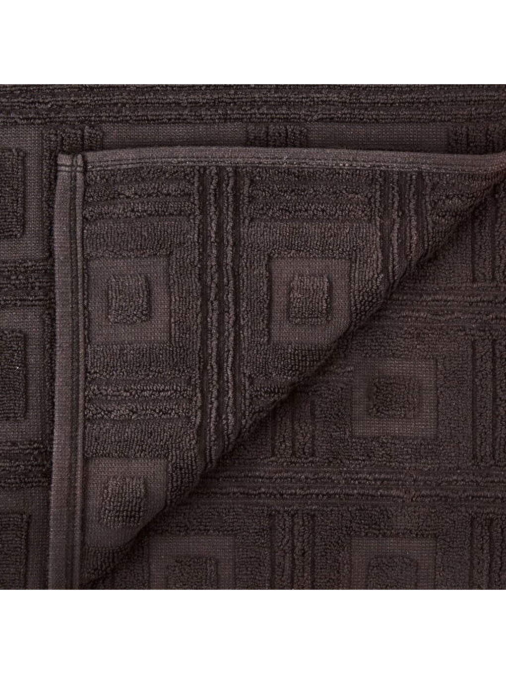 Soft Kybele Ayak Havlusu - Siyah - 50x80 cm-2