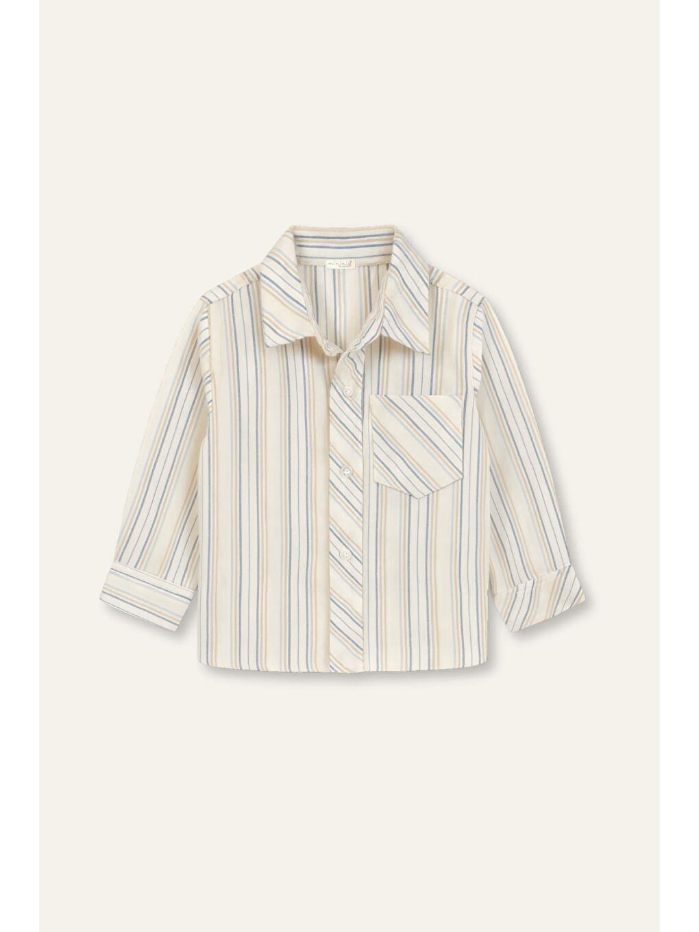 Erkek Çocuk Rüzgarlık Detaylı 3'Lü Takım - Bej-3