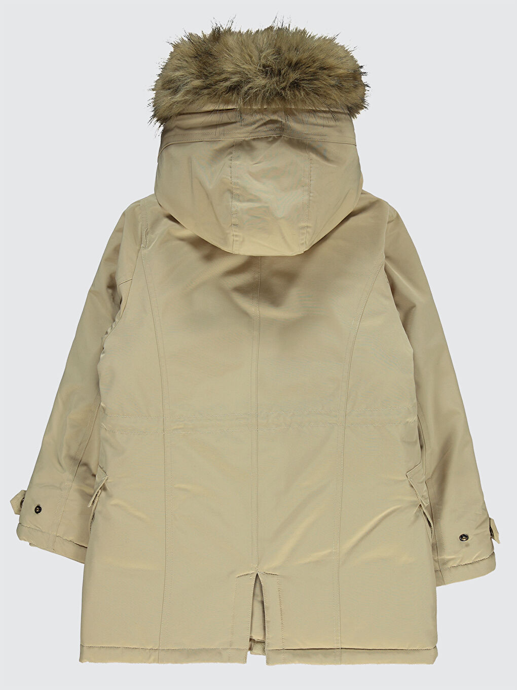 Girls Kız Çocuk Mont 10-13 Yaş Bej-1