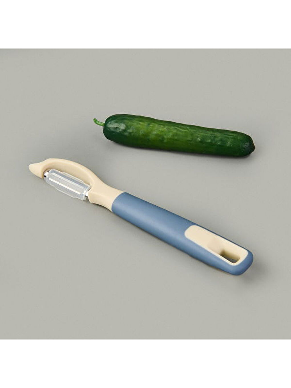 Karışık Yan Soyacak - Mavi / Krem-1