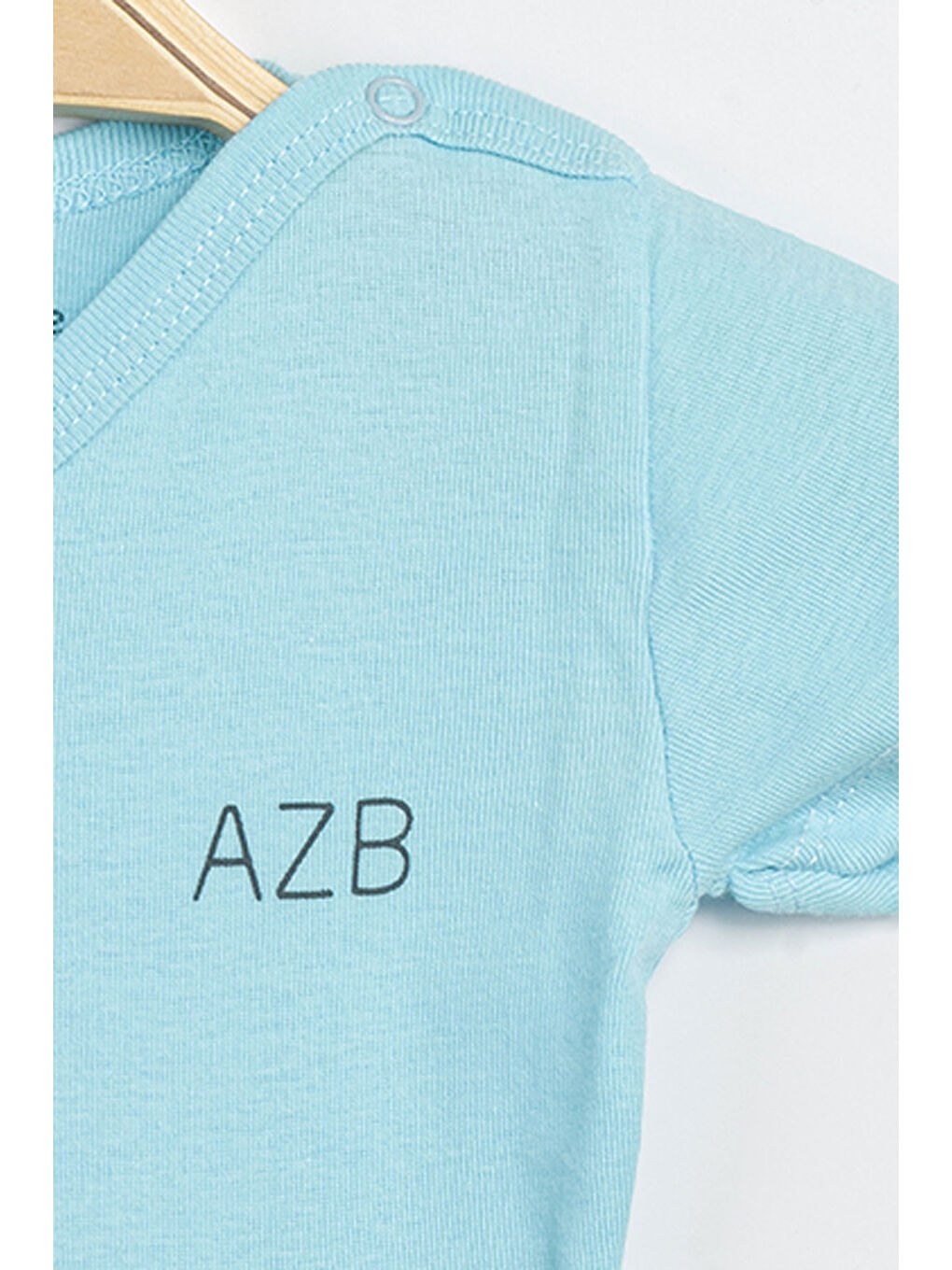 Yeşil Erkek Kız Bebek Çıtçıtlı % 100 Pamuk Body & Zıbın-2