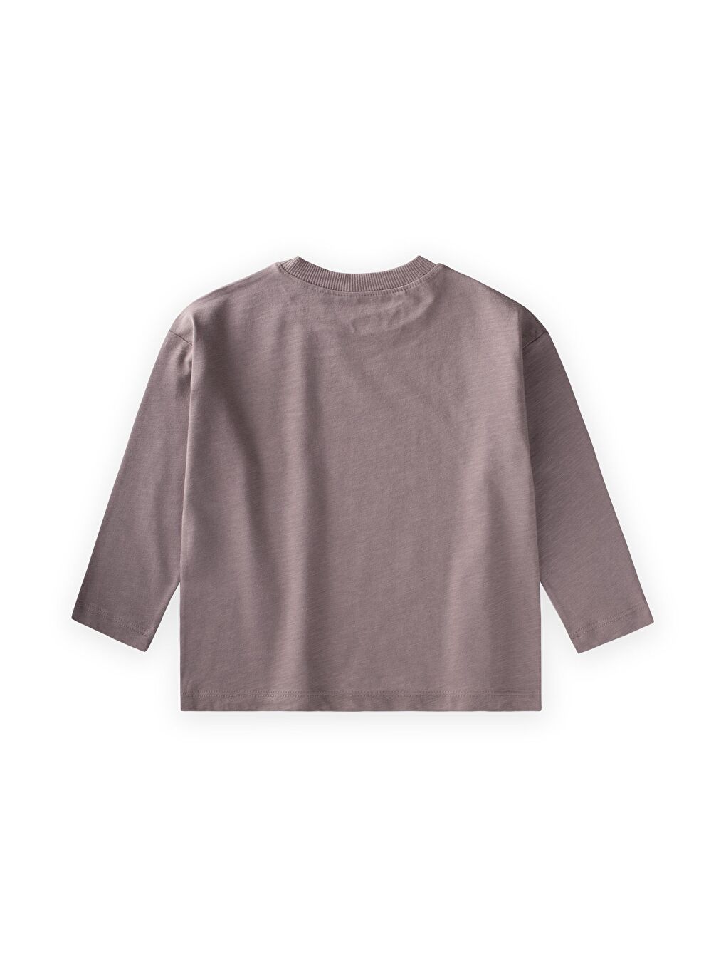 Pembe Sloganlı Uzun Kollu T-Shirt 2-10 Yaş Bakır-1