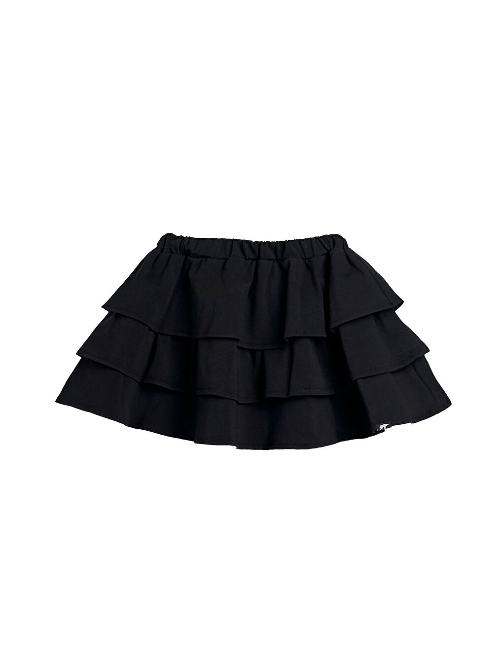 Frill Siyah Kız Çocuk Etek