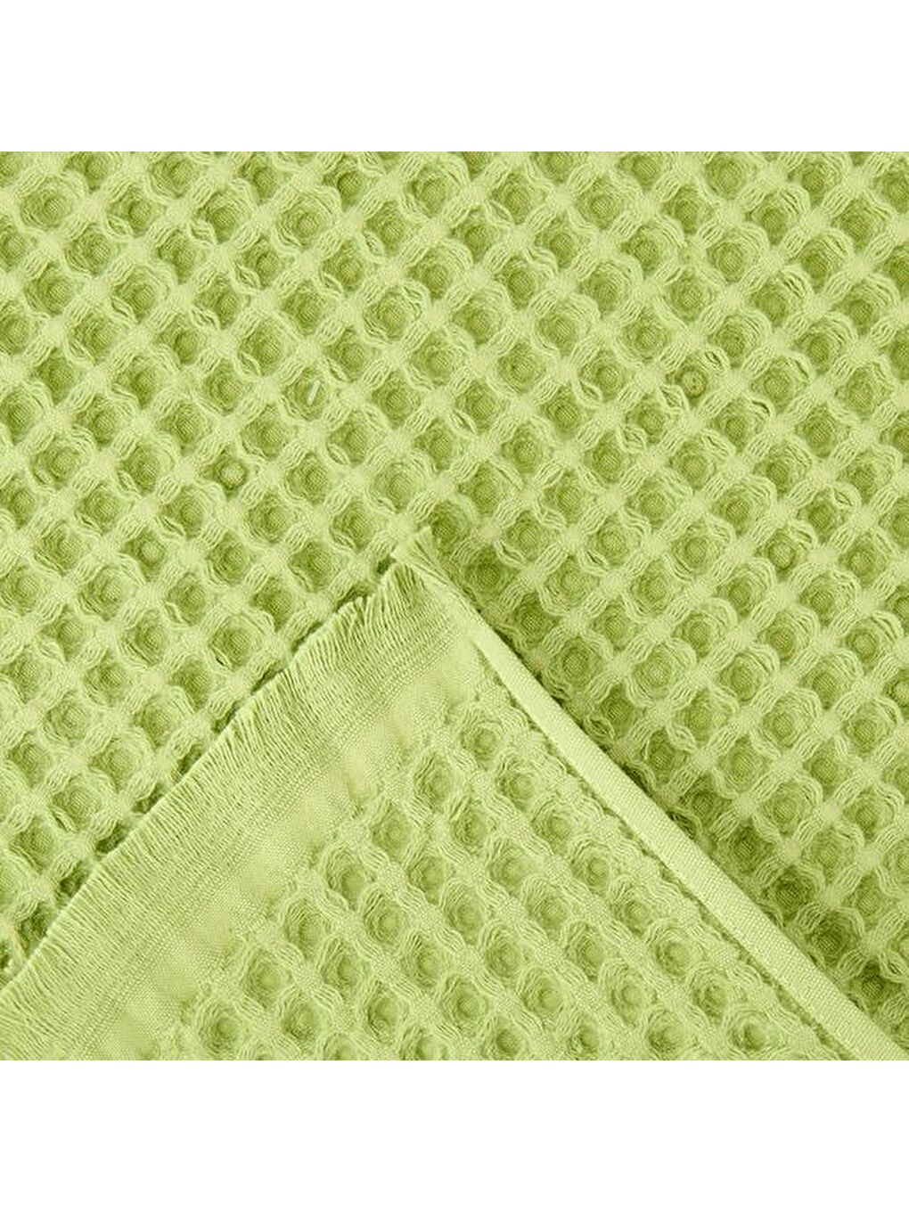 Soft Waffle Mutfak Havlusu - Yeşil - 30x45 cm-2