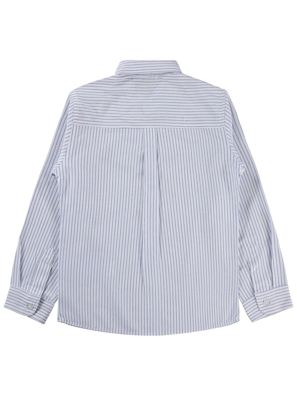 Boys Çizgili 6-9 Yaş Gömlek - Mavi 8-9 Yaş-1