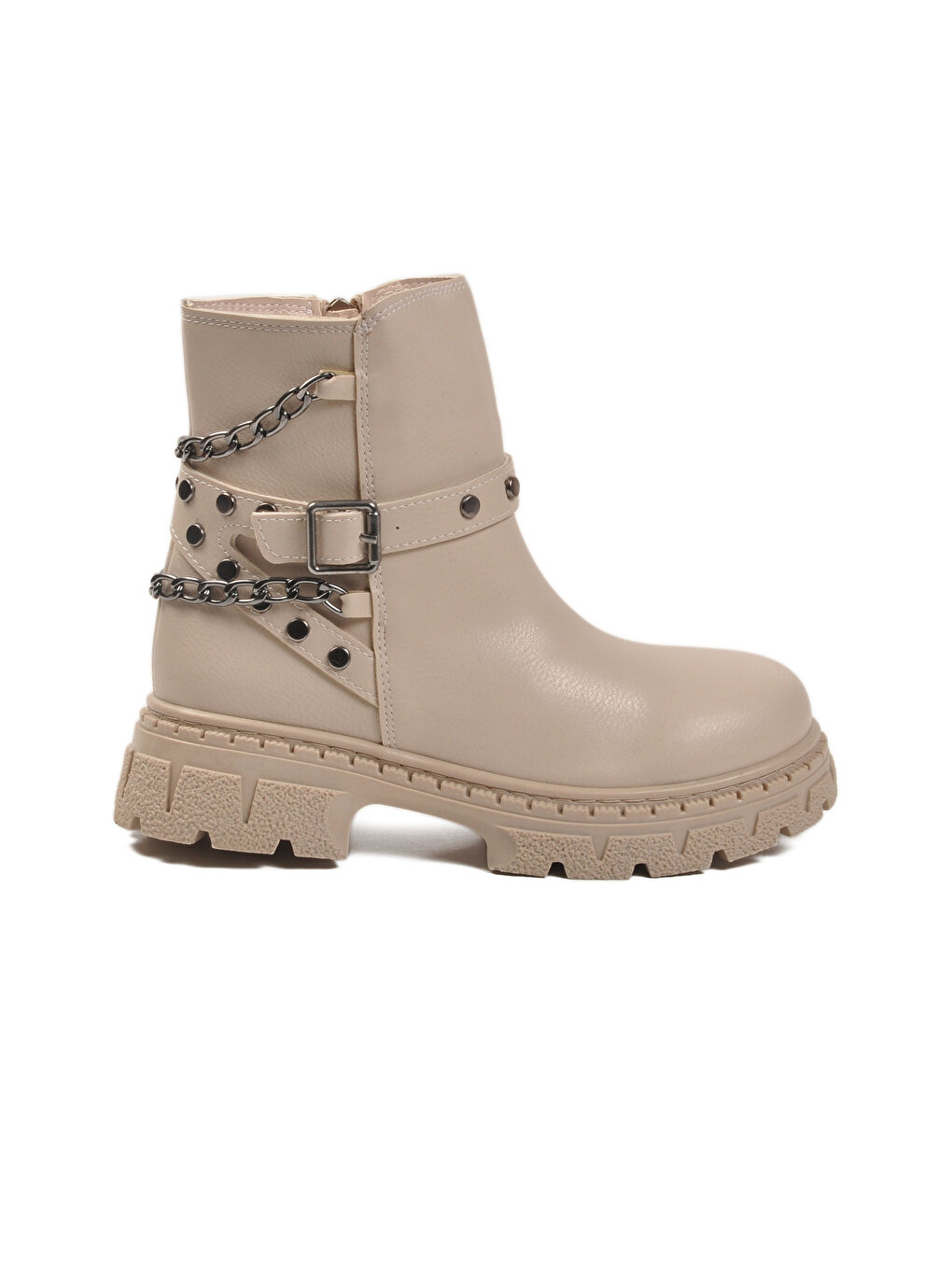 Bej İçi Polarlı Kaymaz Kız Çocuk Bot Dante F