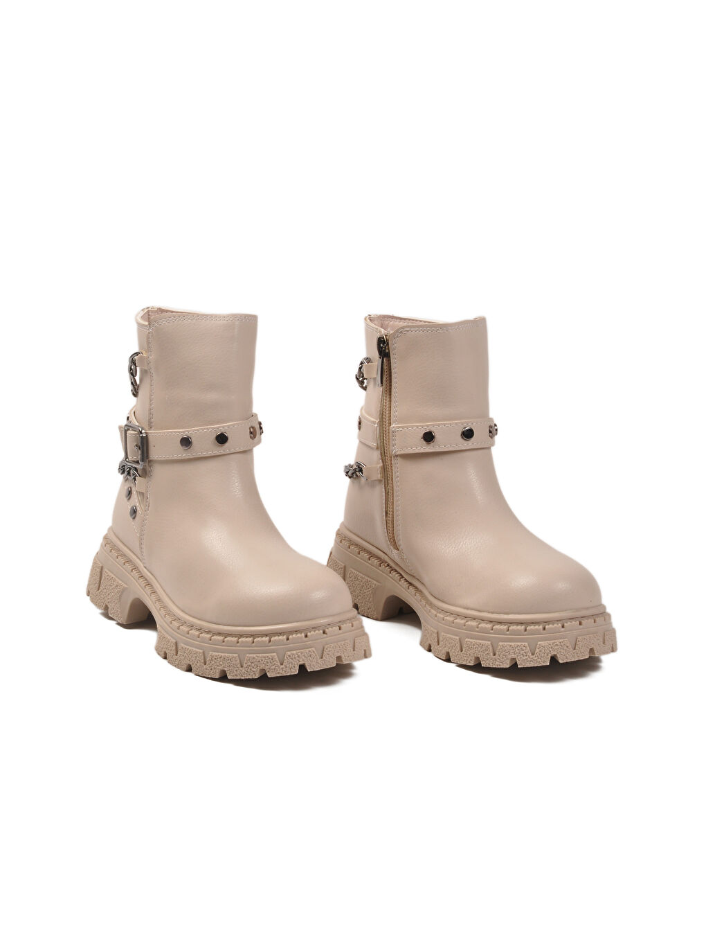 Bej İçi Polarlı Kaymaz Kız Çocuk Bot Dante F-2