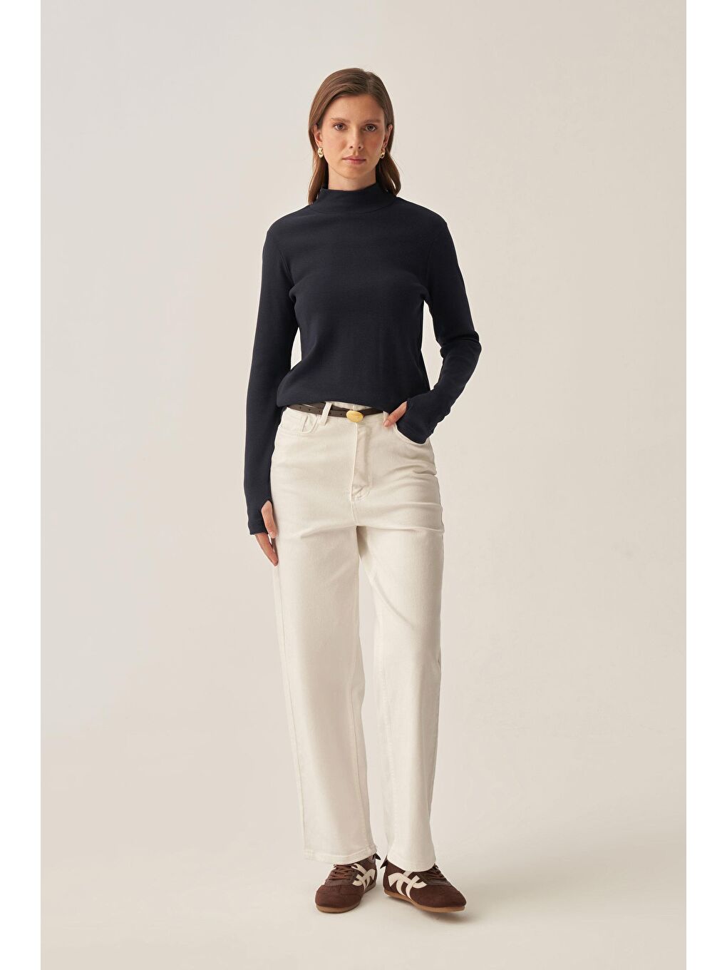 Lacivert-Parmaklıklı Balıkçı Yaka Body-1