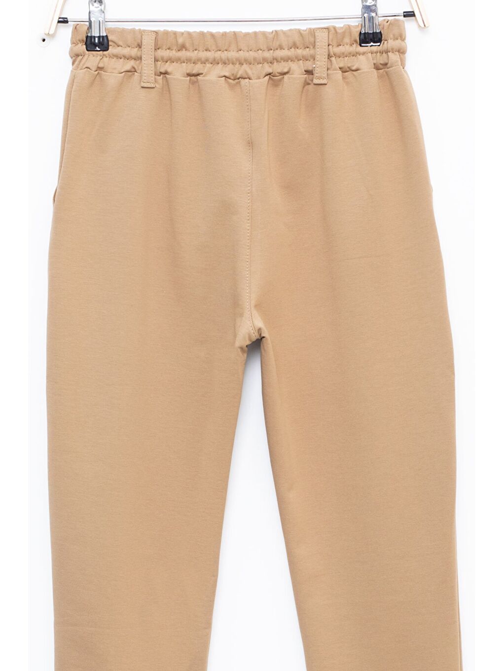 Kahverengi Duble Paça Beli Bağcıklı Erkek Çocuk Kumaş Pantolon 22679-3