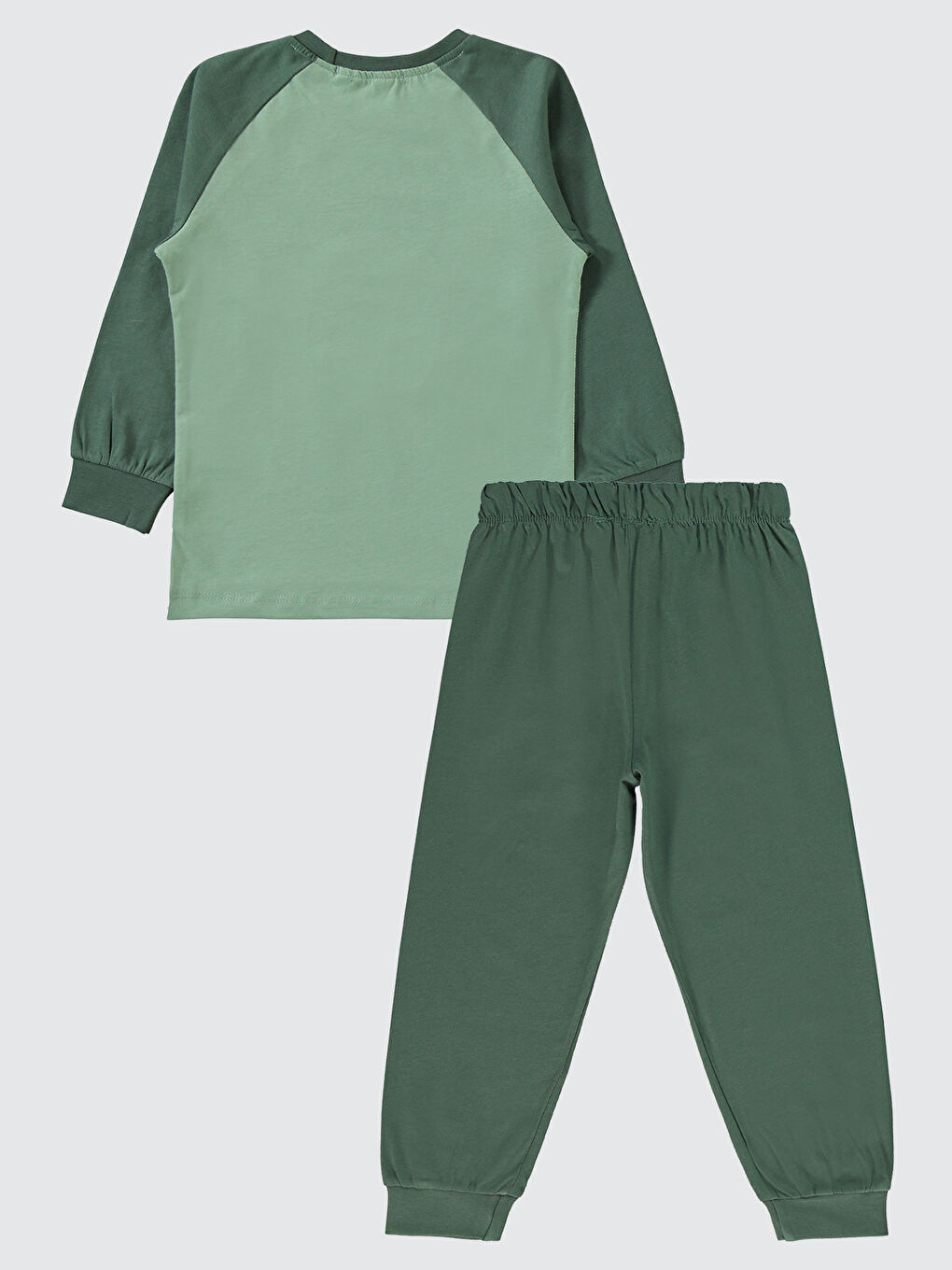 Boys Erkek Çocuk Pijama Takımı 2-5 Yaş Koyu Haki-1