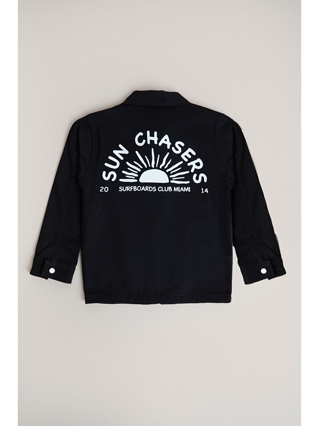 Siyah Baskılı Fermuarlı 2 Li Erkek Çocuk Takım-2