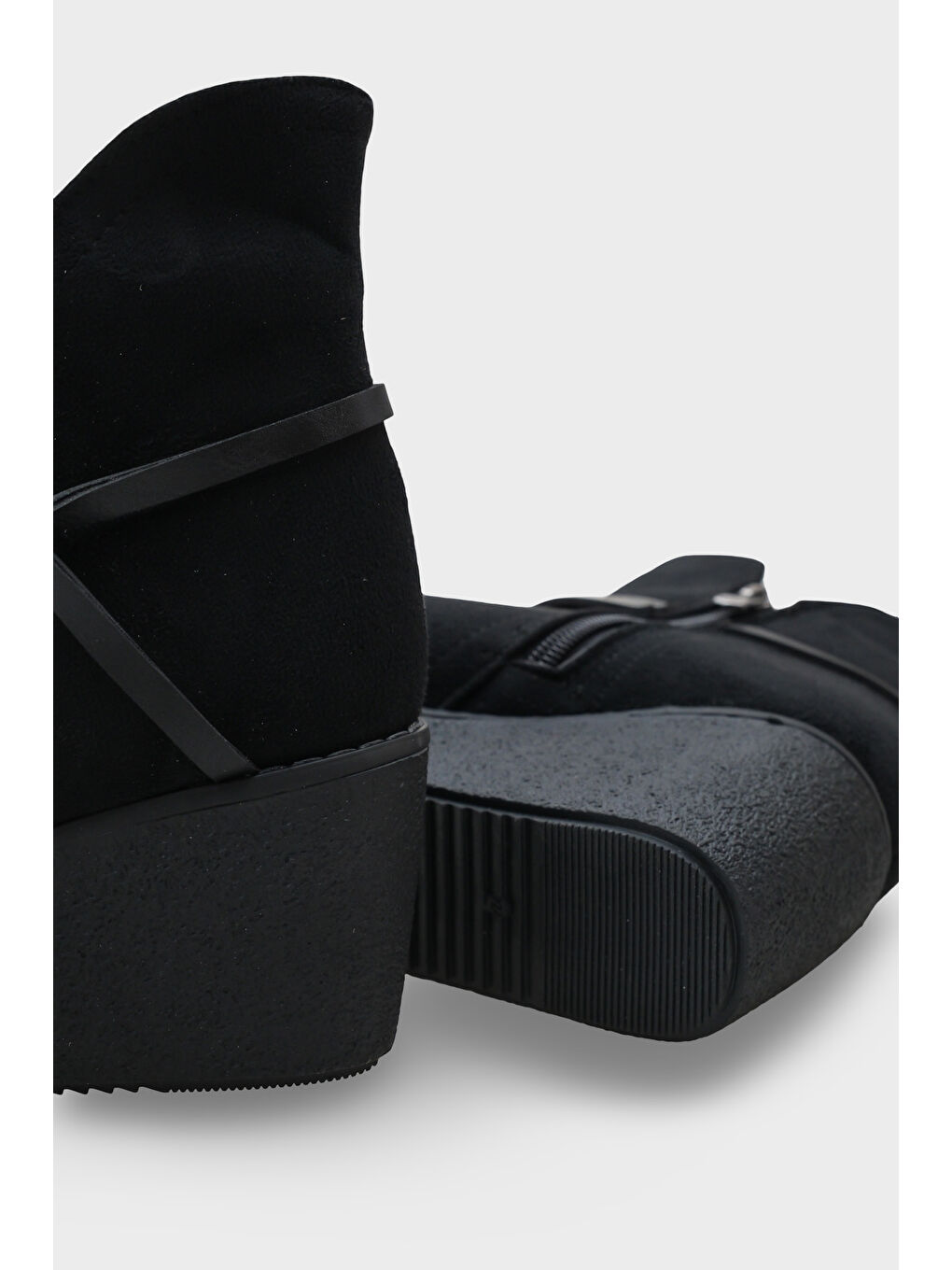 Siyah Vilma Dolgu Topuklu Kadın Bot-3