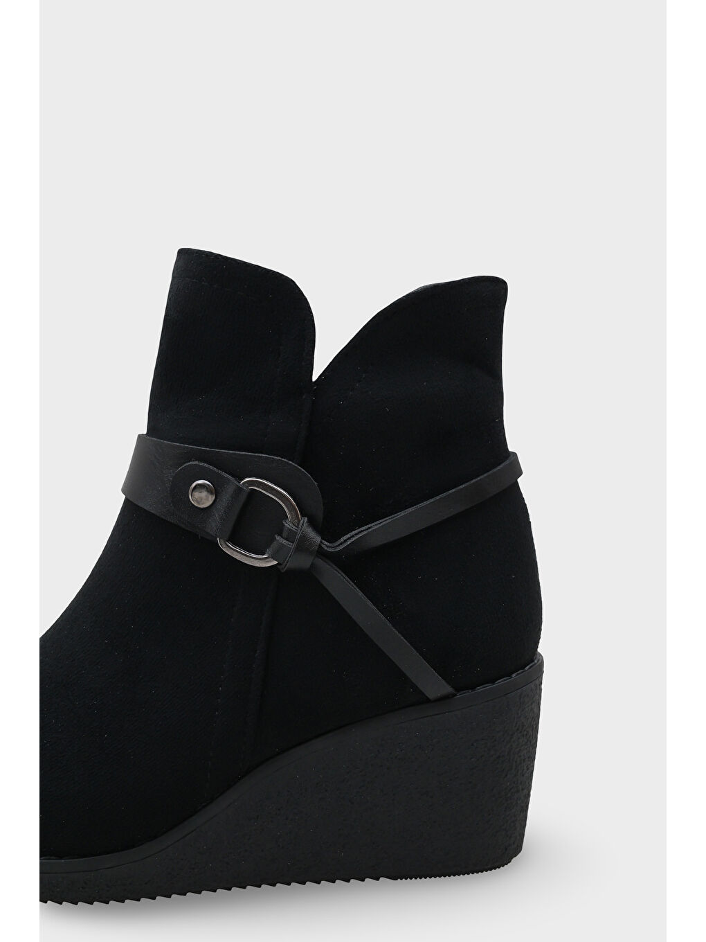 Siyah Vilma Dolgu Topuklu Kadın Bot-4