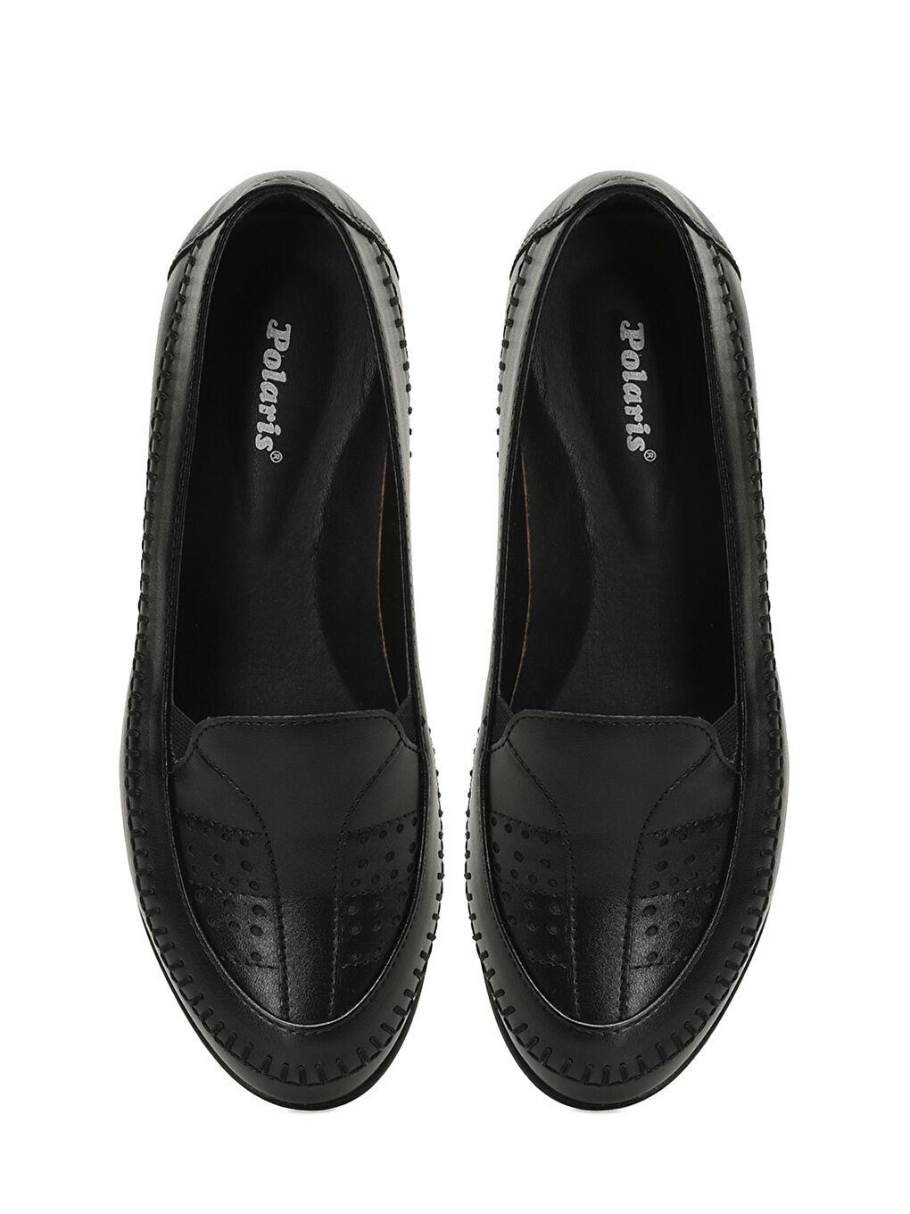 164077.Z5FX Siyah Kadın Dolgu Topuk Klasik Ayakkabı-3