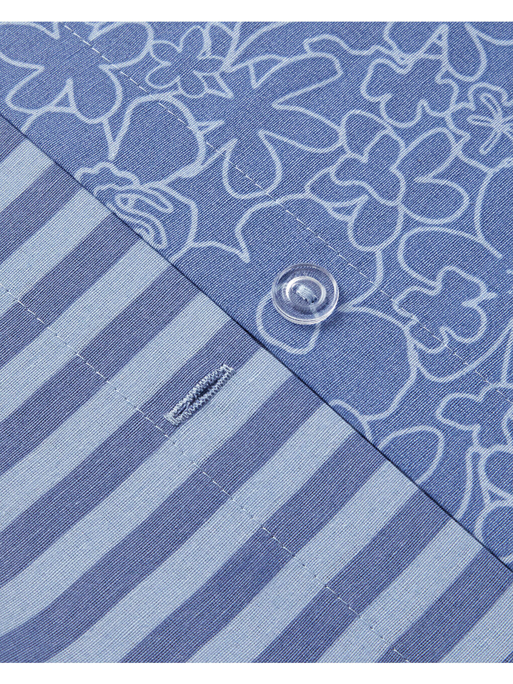 Mosaic Blossom Kolay Ütülenir Çift Kişilik Nevresim Takımı 200x220 cm Mor-6