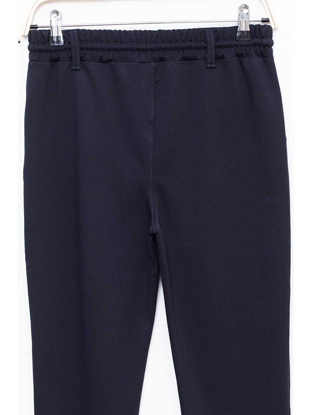 Lacivert Duble Paça Beli Bağcıklı Erkek Çocuk Kumaş Pantolon 22678-3