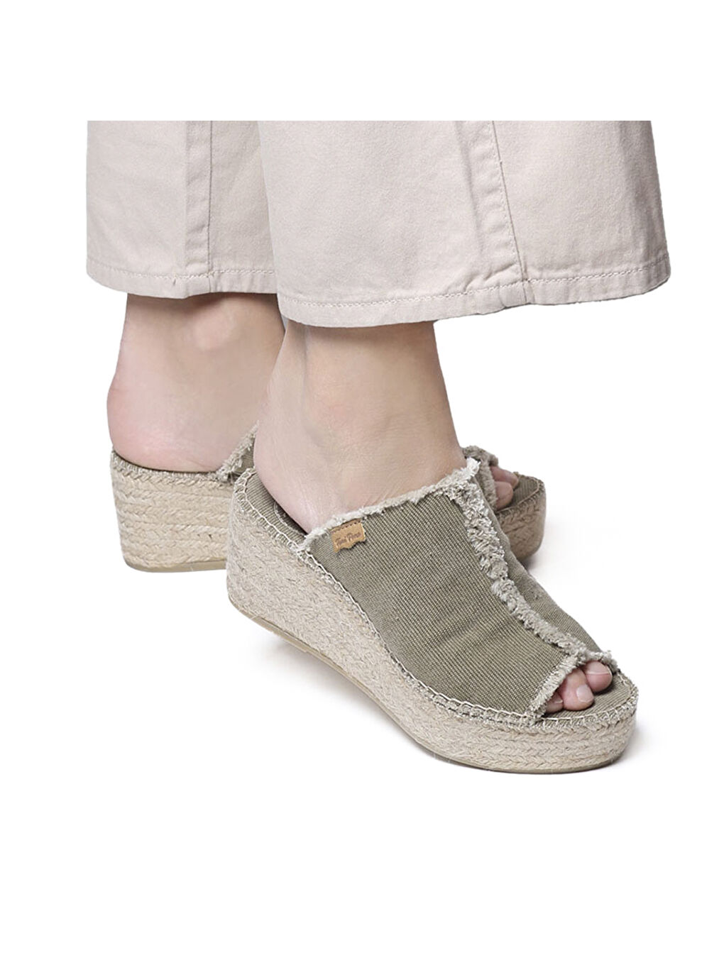 Haki Kadın Sandalet Itaca Khaki-3