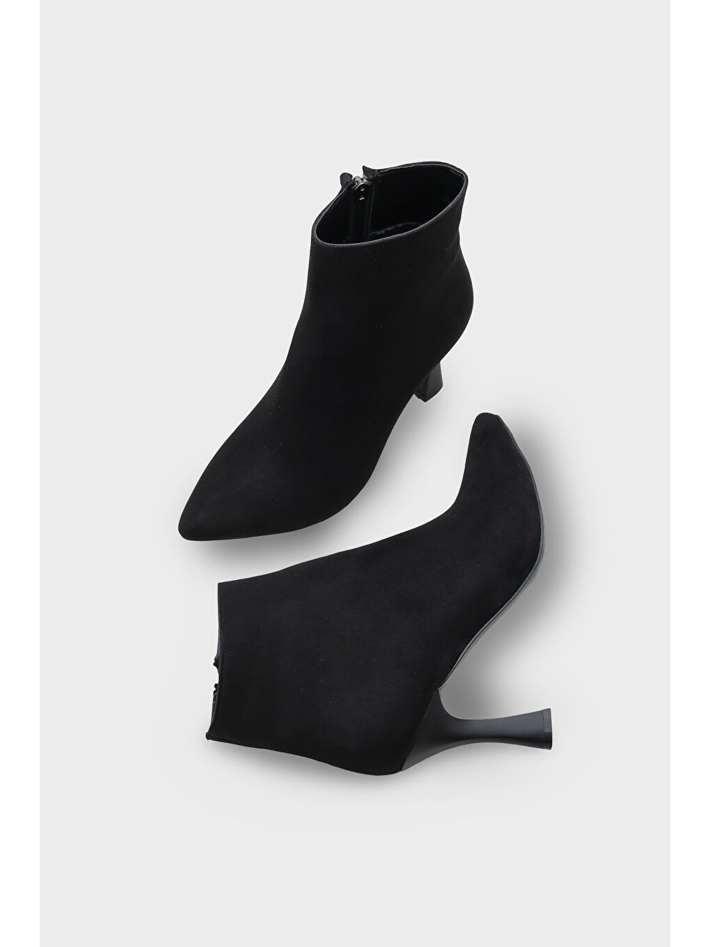 Siyah Filippa Kadın Topuklu Bot-4