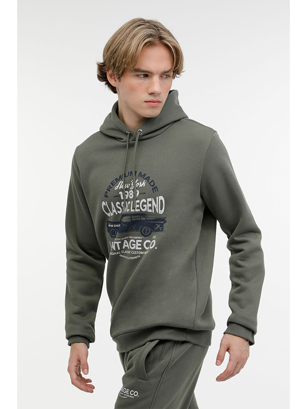 Kinetix Haki ME PERCY-B 17ED08 3PR Haki Erkek Sweatshirt