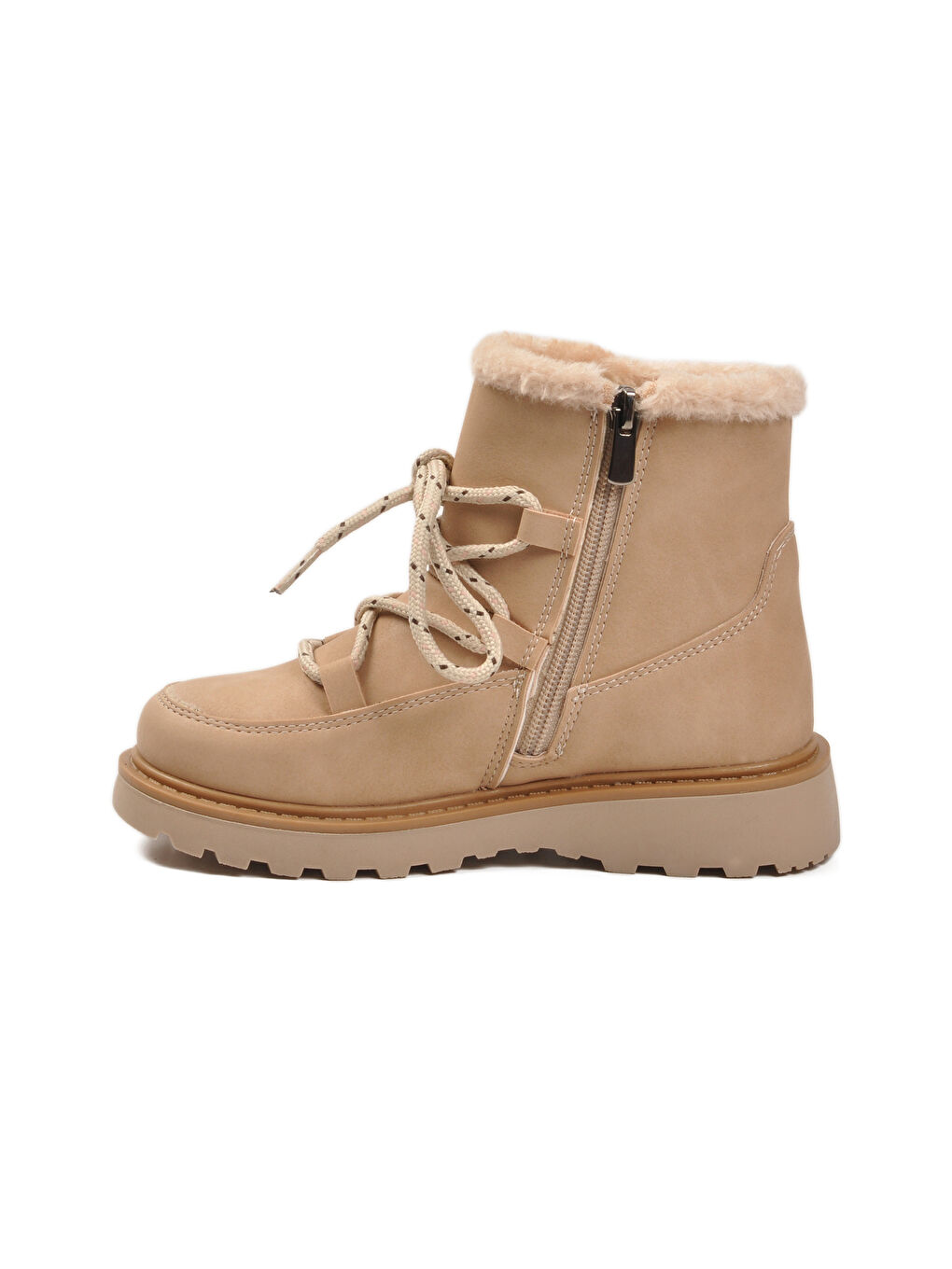 Bej İçi Polarlı Kaymaz Kız Çocuk Bot Lina F-1