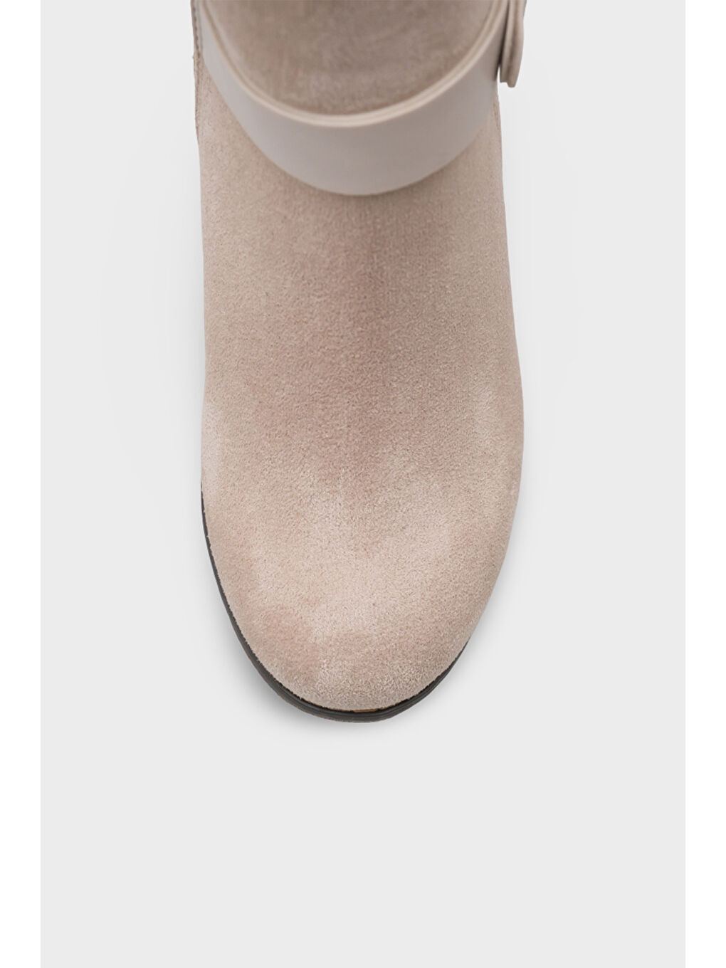 Bej Vilma Dolgu Topuklu Kadın Bot-4