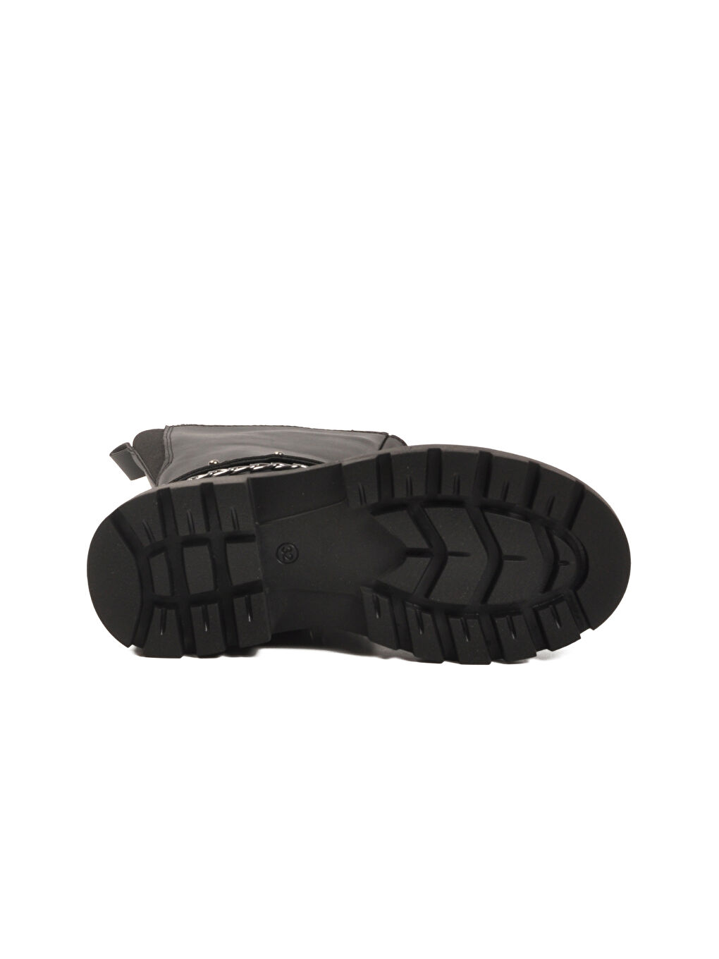 Siyah İçi Polarlı Fermuarlı Kız Çocuk Çizme Paris-26K F-4