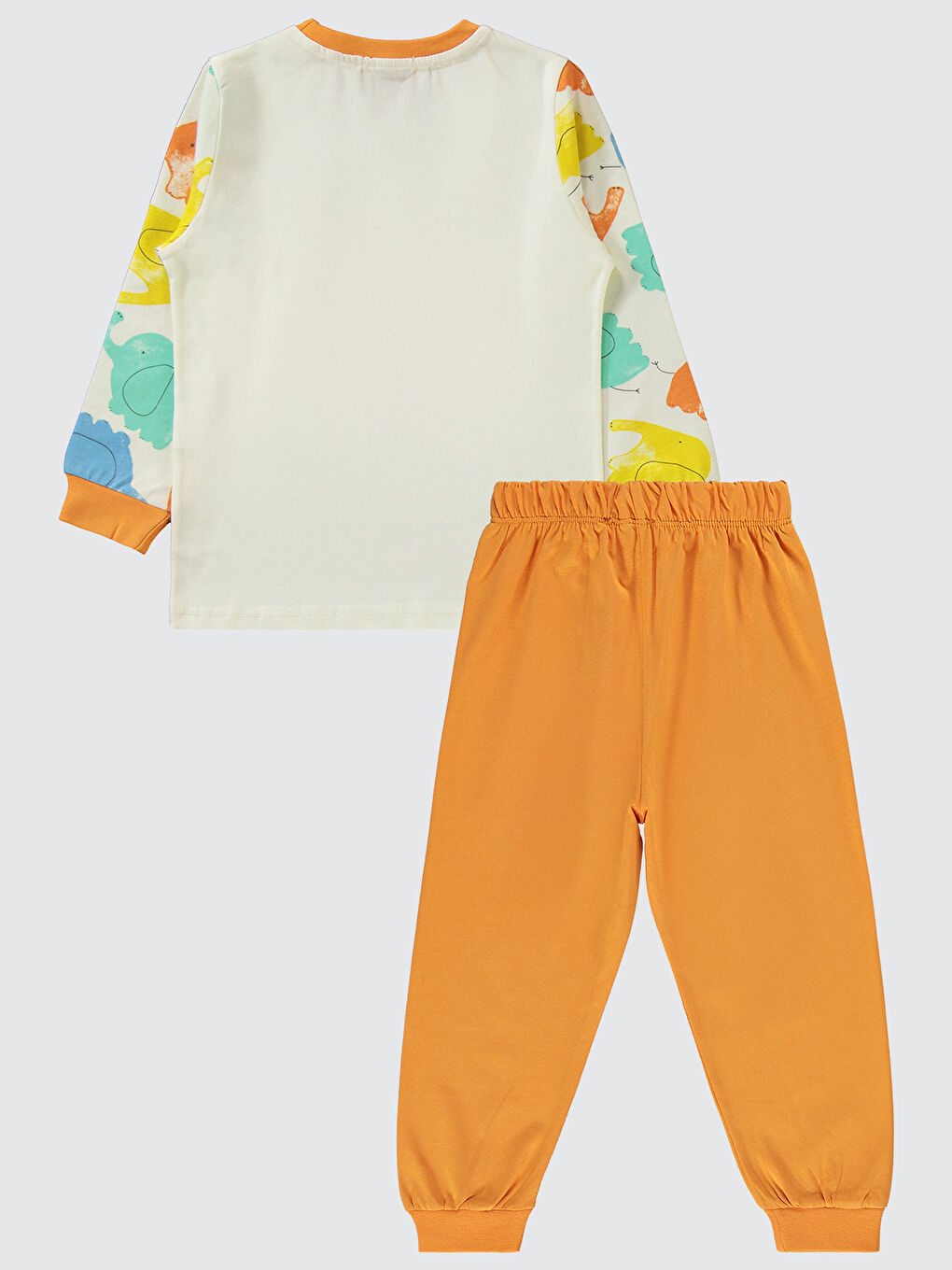 Turuncu Boys Erkek Çocuk Pijama Takımı 2-5 Yaş Oranj-1