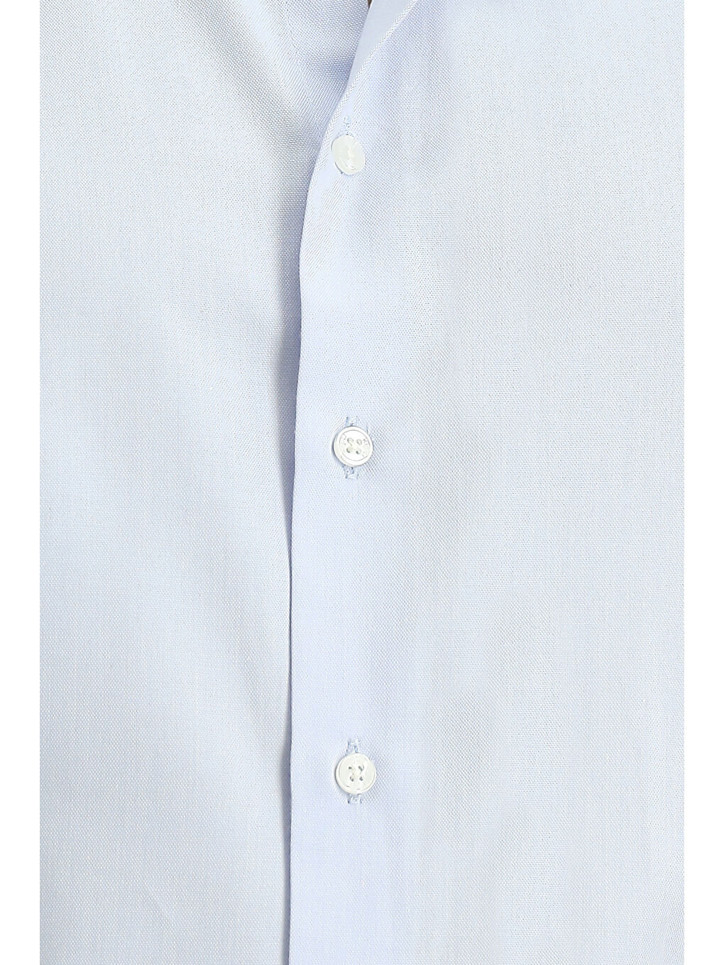 Mavi Uzun Kol Slim Fit Dar Kesim Pamuk Oxford %100 Pamuk Gömlek-4
