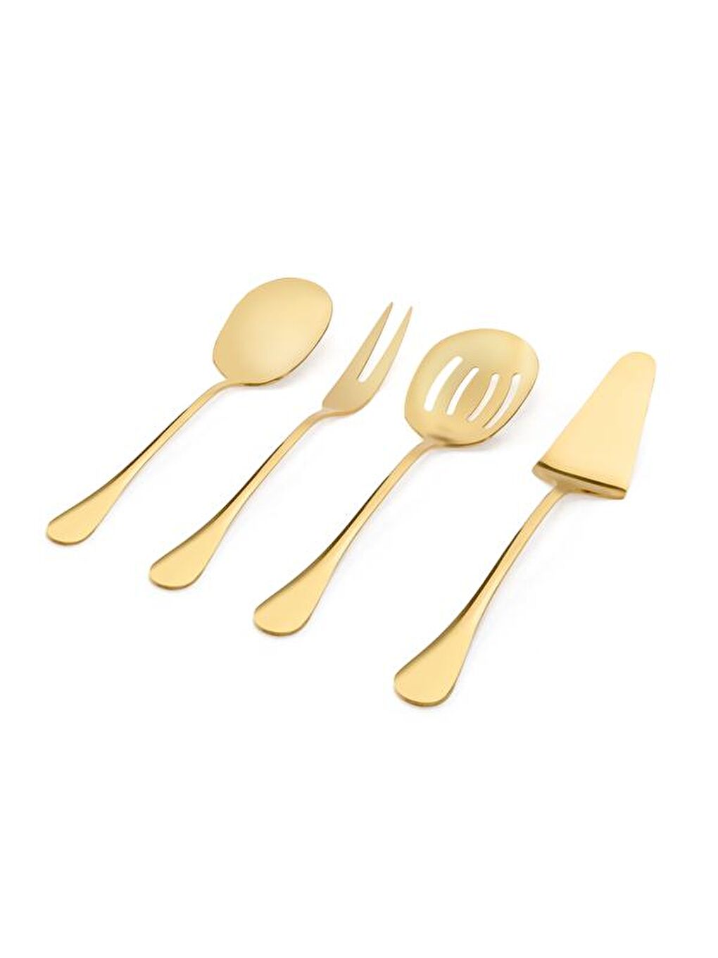 Sarı Kitchen 4'lü Servis Seti - Altın-1