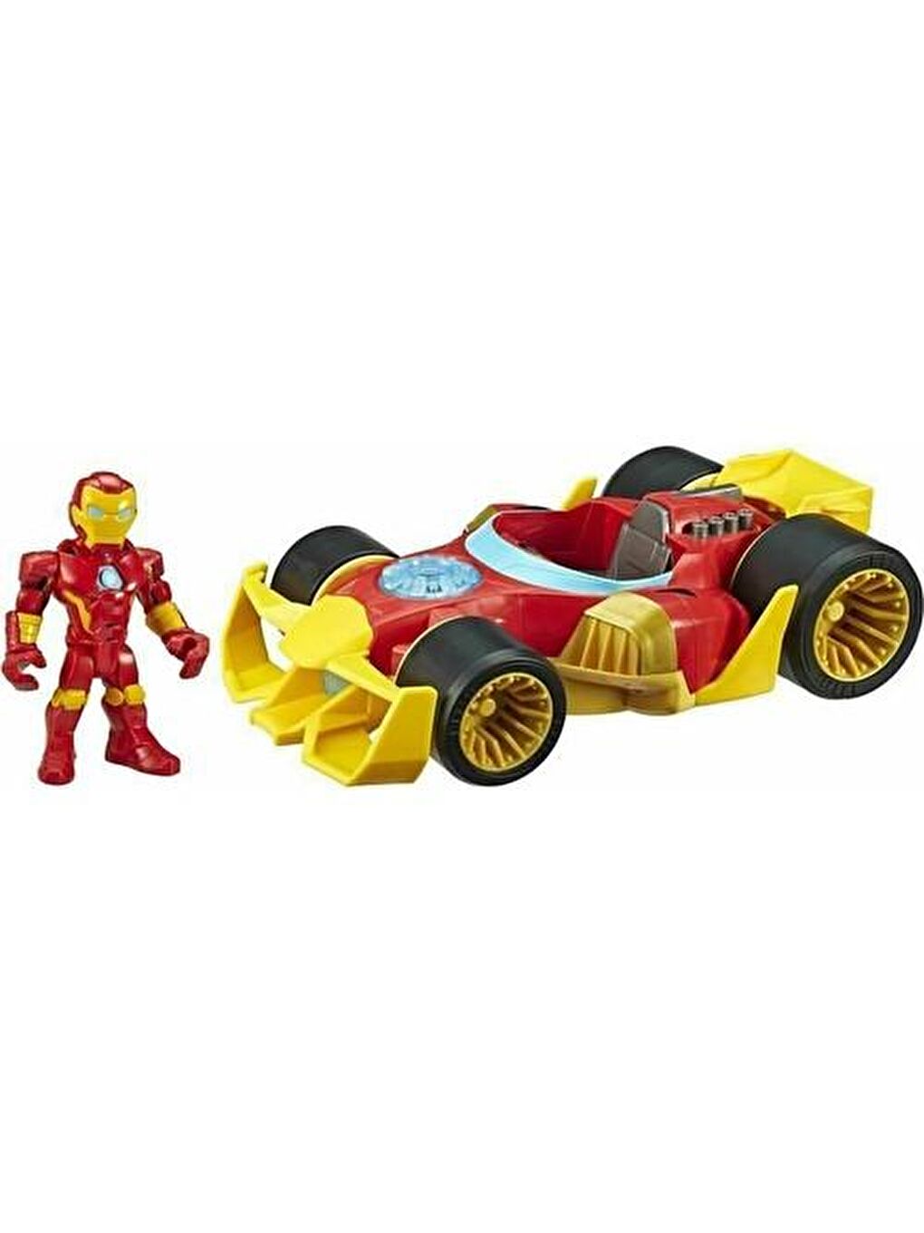 HASBRO Renksiz Marvel Super Hero Adventures Mega Mini Figür ve Araç E6223