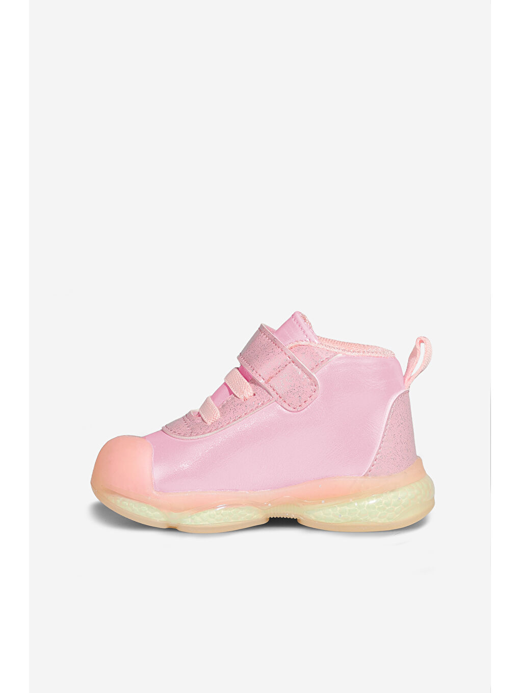 Pembe Gemini Işıklı Kız Bebek Pudra Bot-1