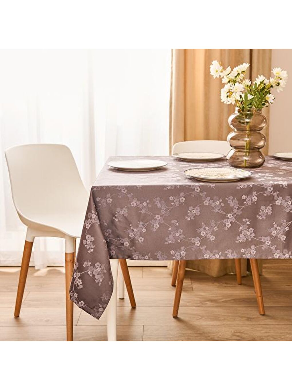 Soft Florya Masa Örtüsü - Antrasit - 140x200 cm