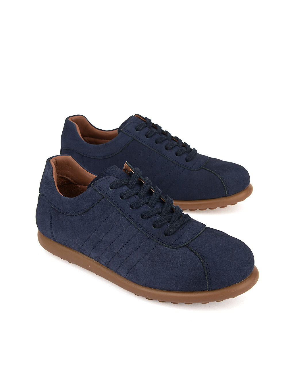 Erkek Hakiki Deri Sneaker 1611066Z29352 Lacivert-1