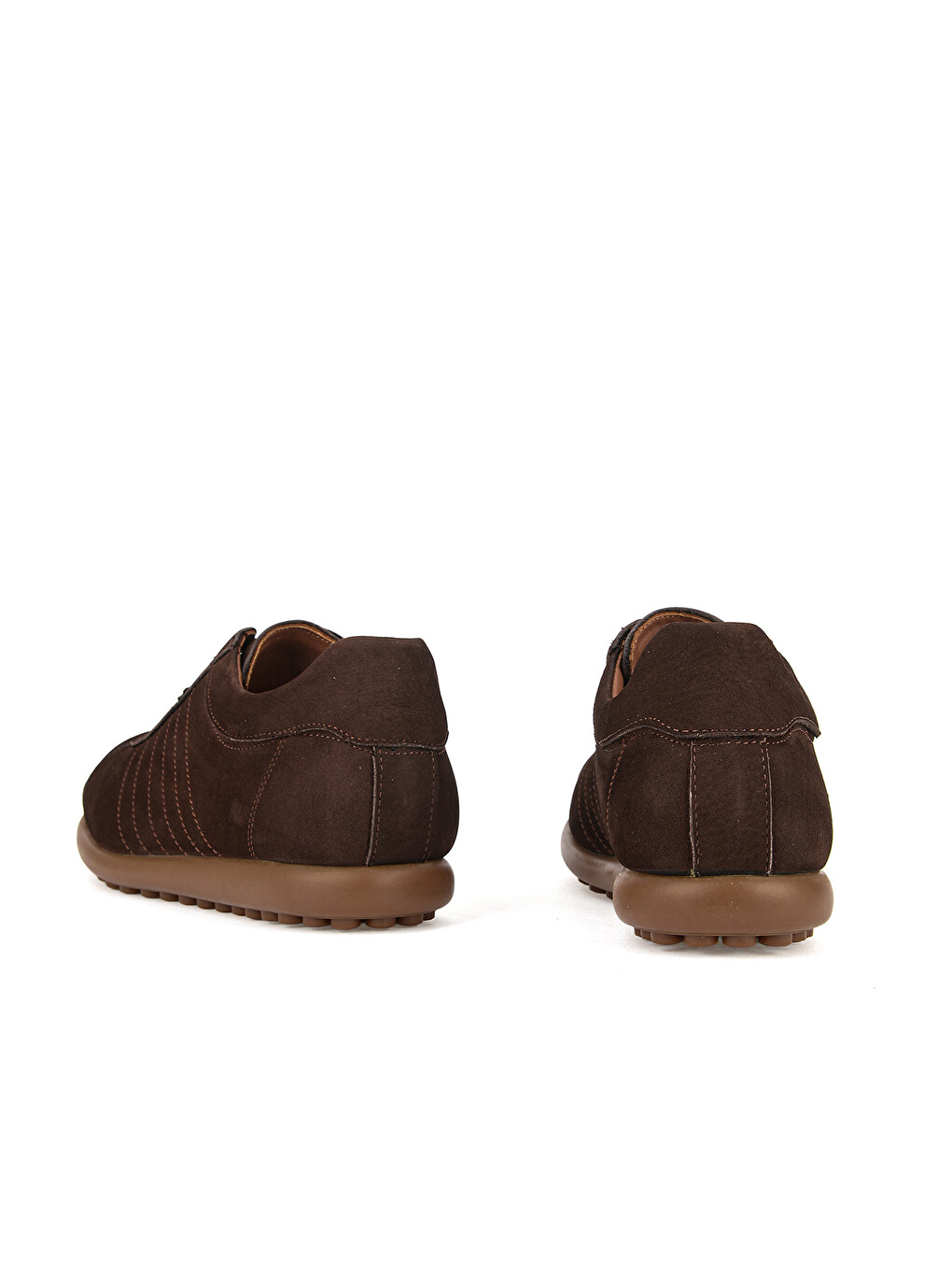 Kahverengi Erkek Hakiki Deri Sneaker 1611066Z29352 Kahve-2