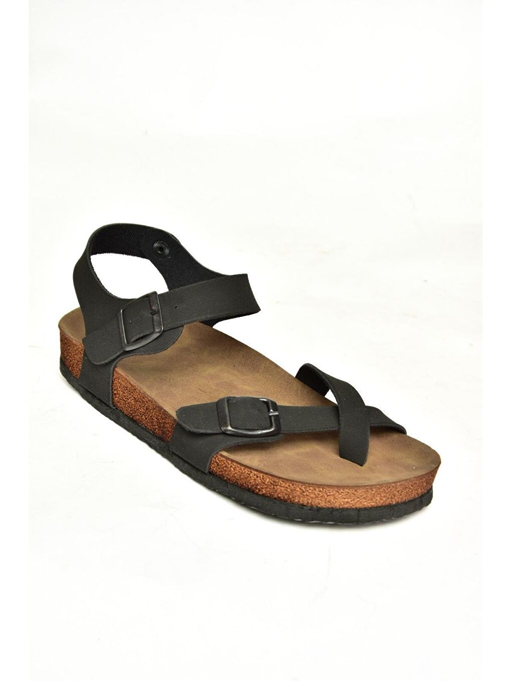 H777786002 Siyah Kadın Sandalet-4